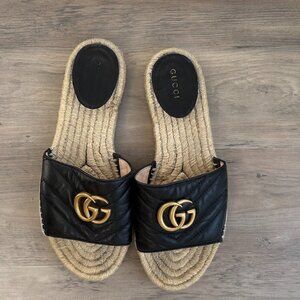 Gucci Espadrille Sandals size 37.5